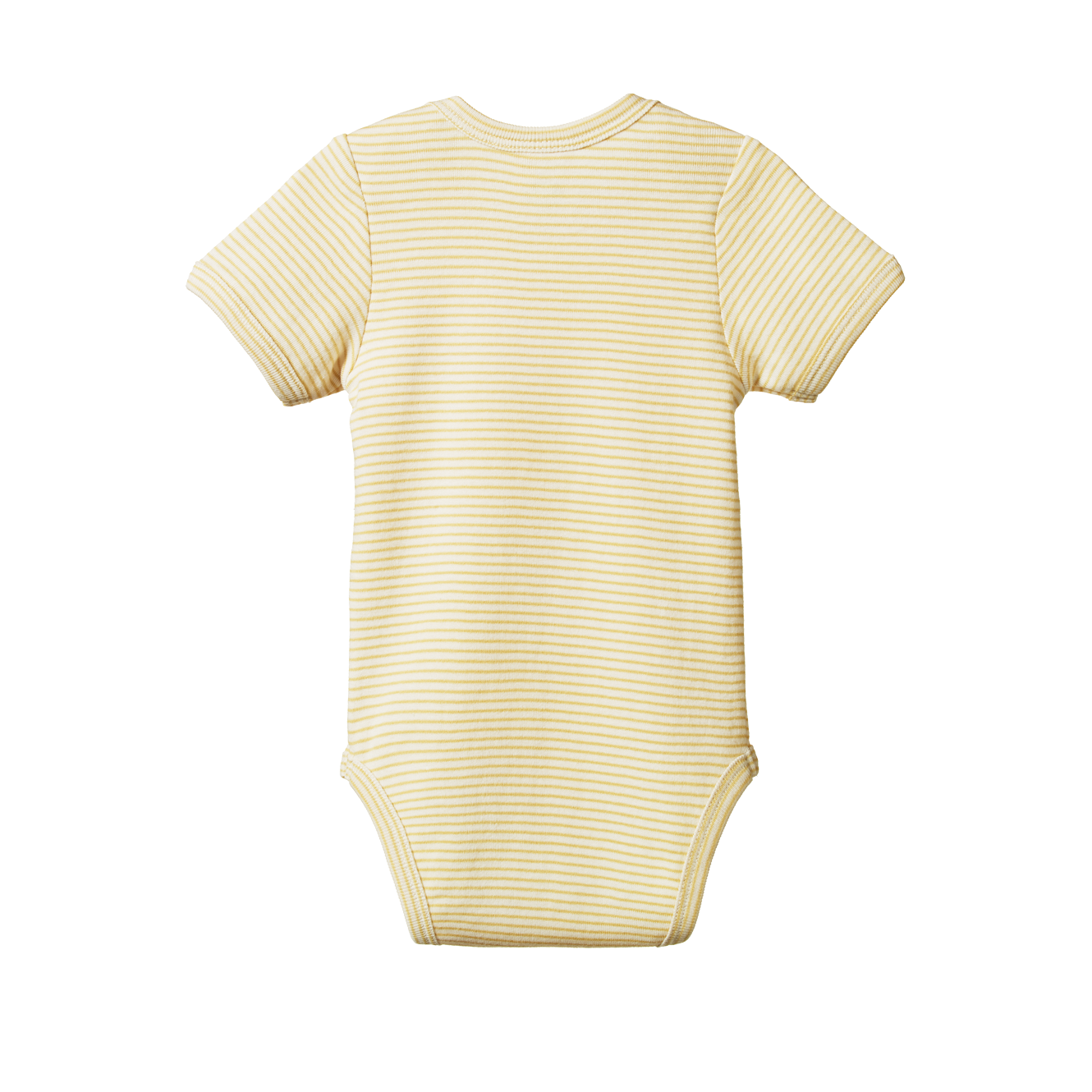 Nature Baby Short Sleeve Bodysuit - Sand Pinstripe