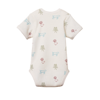 Nature Baby Short Sleeve Bodysuit - Nature Baby Print