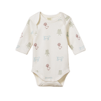 Nature Baby Long Sleeve Bodysuit - Nature Baby Print
