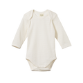 Long Sleeve Bodysuit Pointelle - Natural