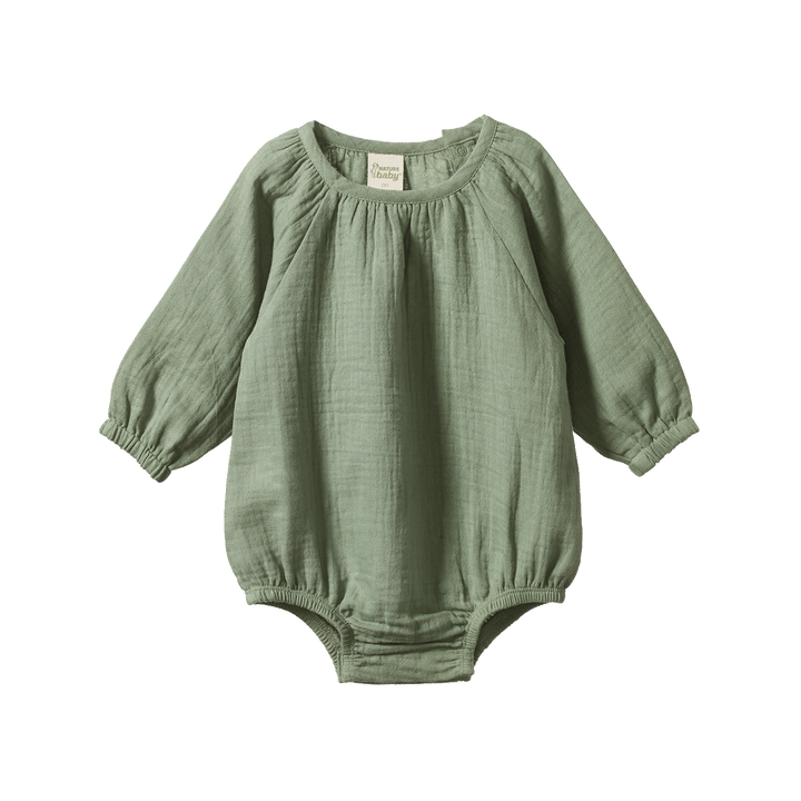 Nature Baby Meadow Bodysuit - Hedge Green