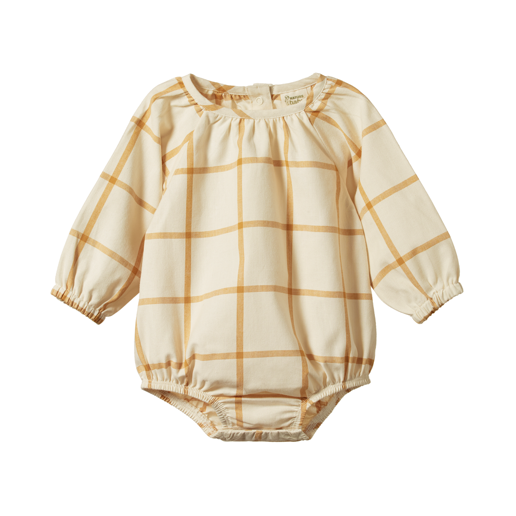 Nature Baby Meadow Bodysuit Gingham - Picnic Check