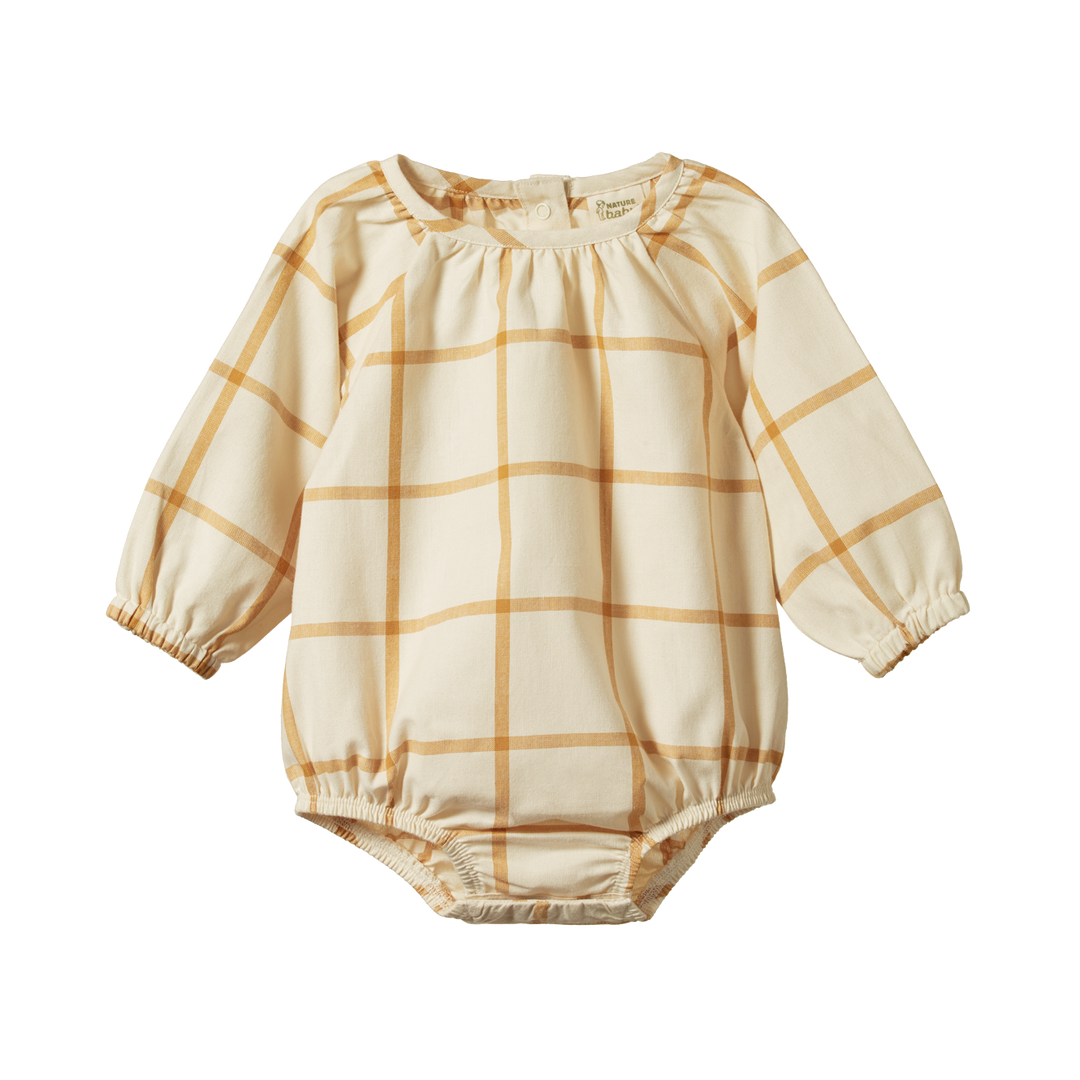 Nature Baby Meadow Bodysuit Gingham - Picnic Check