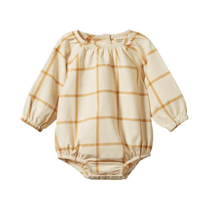 Nature Baby Meadow Bodysuit Gingham - Picnic Check