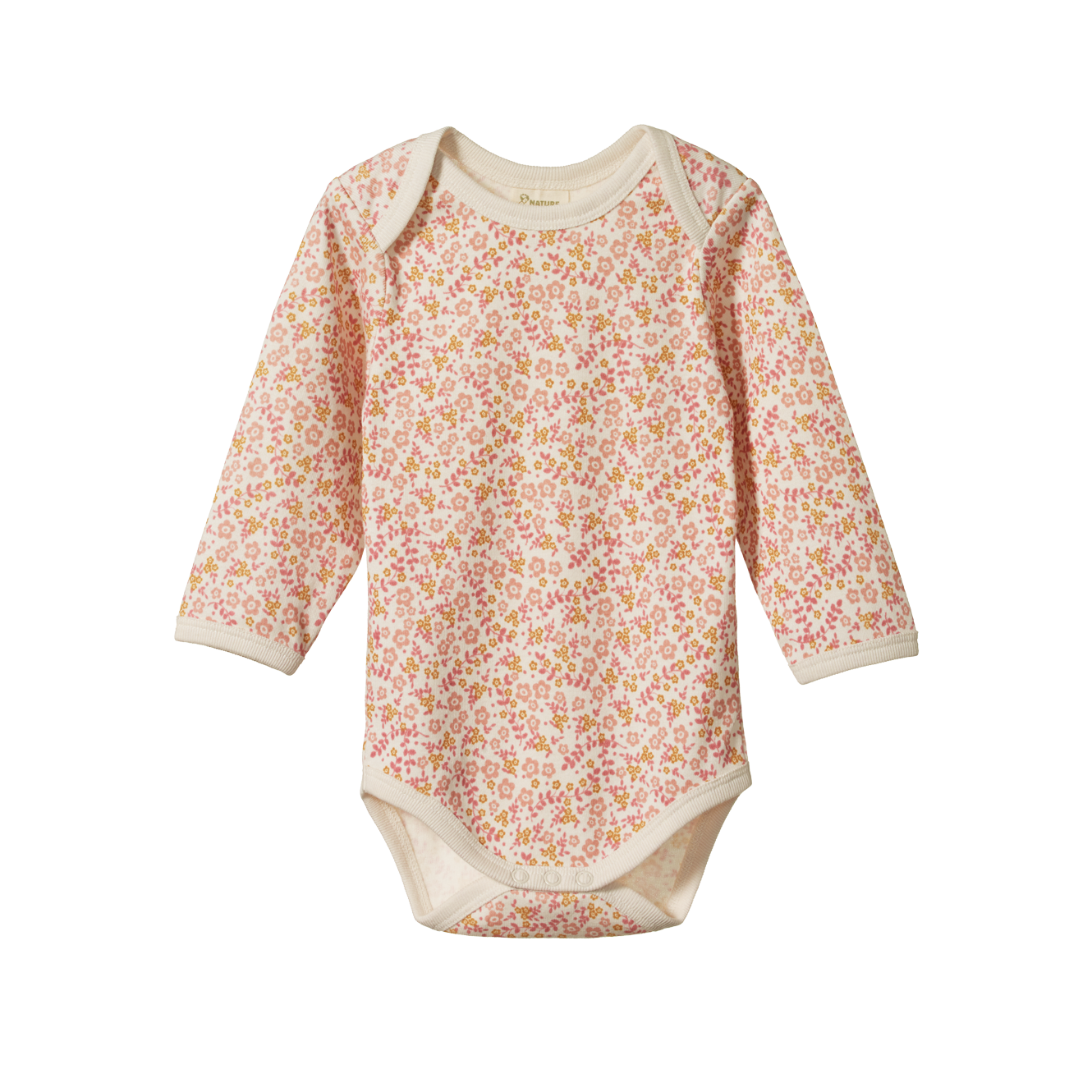 Nature Baby Long Sleeve Bodysuit - Daisy Belle Print