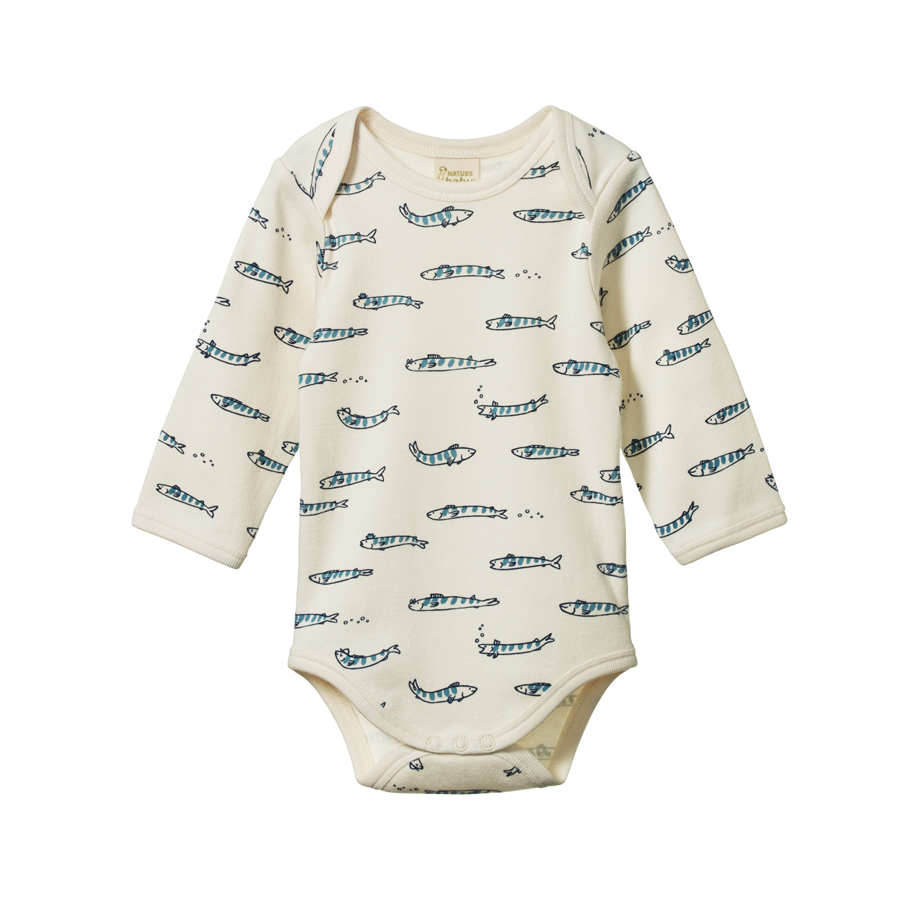 Nature Baby Long Sleeve Bodysuit - South Seas Print