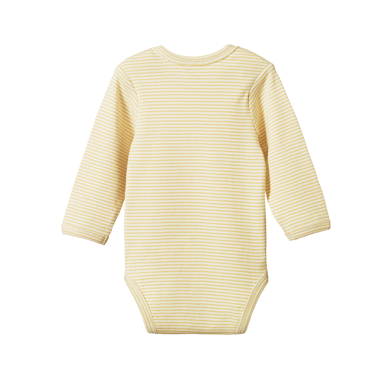Long Sleeve Bodysuit - Sand Pinstripe