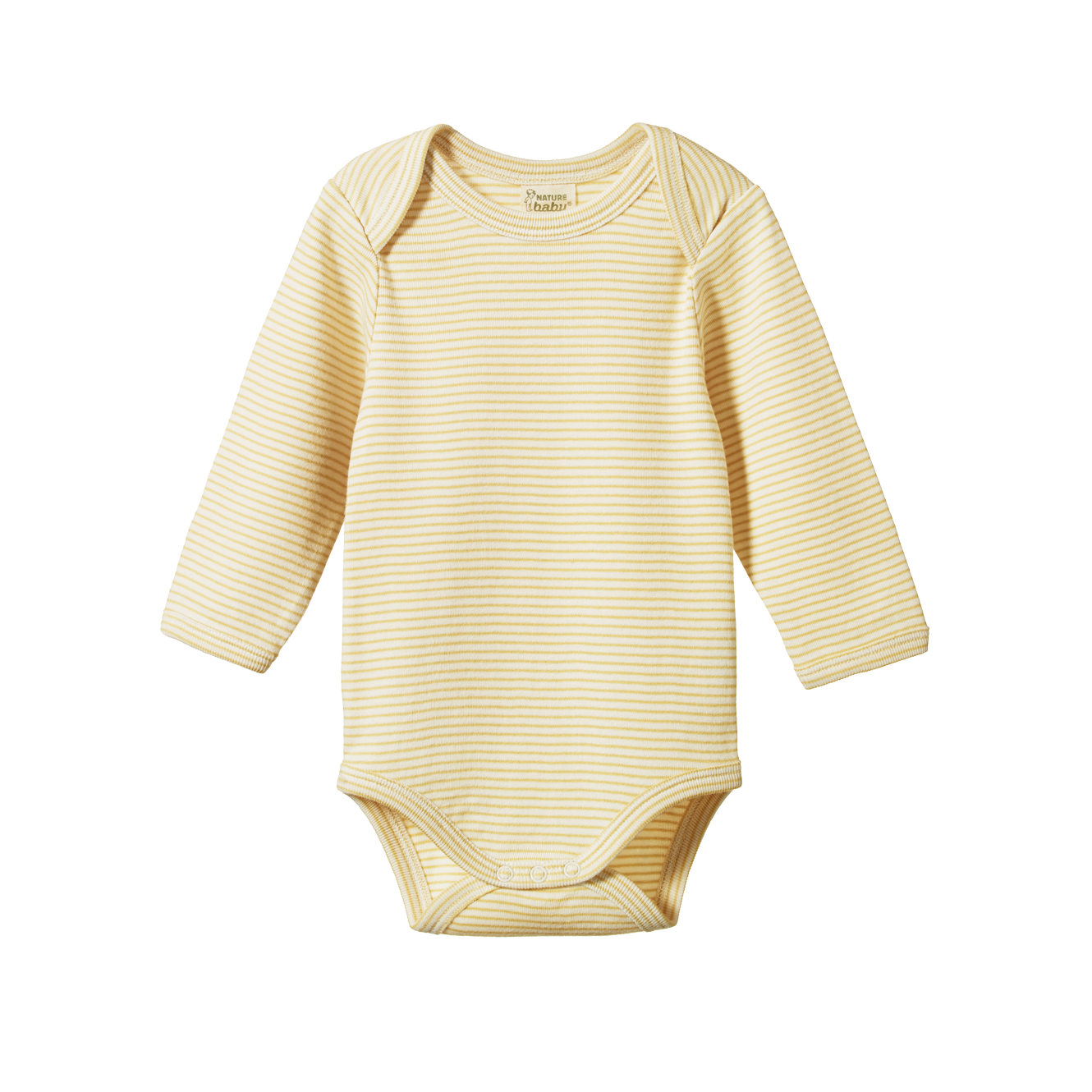 Long Sleeve Bodysuit - Sand Pinstripe