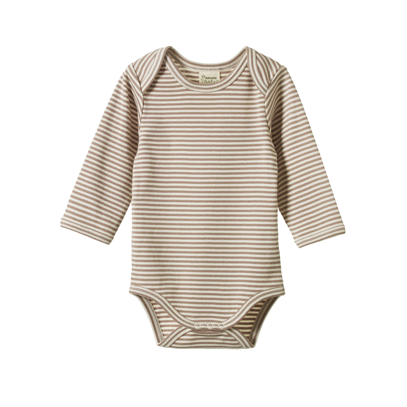 Nature Baby Long Sleeve Bodysuit - Sparrow Stripe