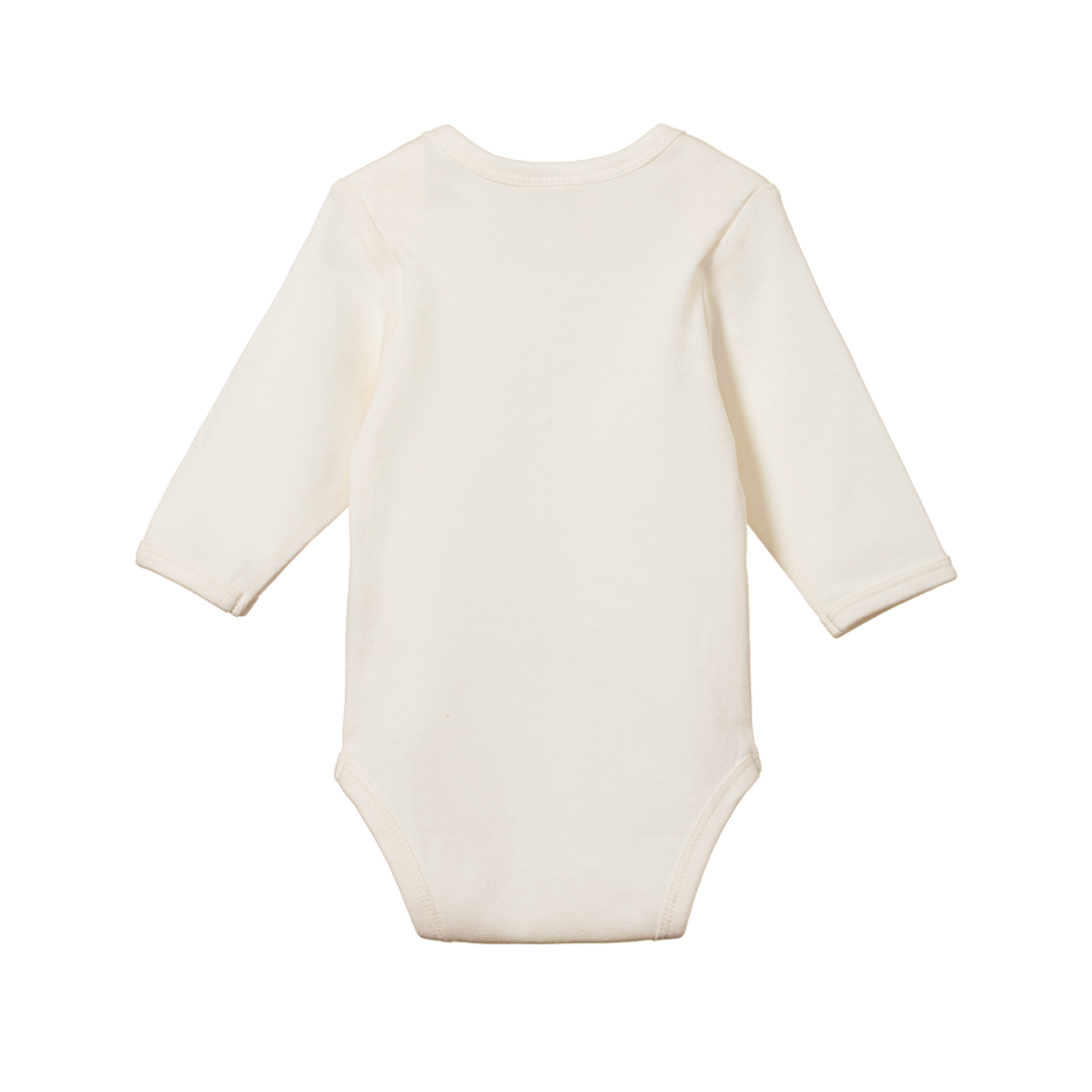 Nature Baby Long Sleeve Bodysuit - Natural