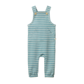 Nature Baby Tobi Overalls - Mineral Blue Sailor Stripe