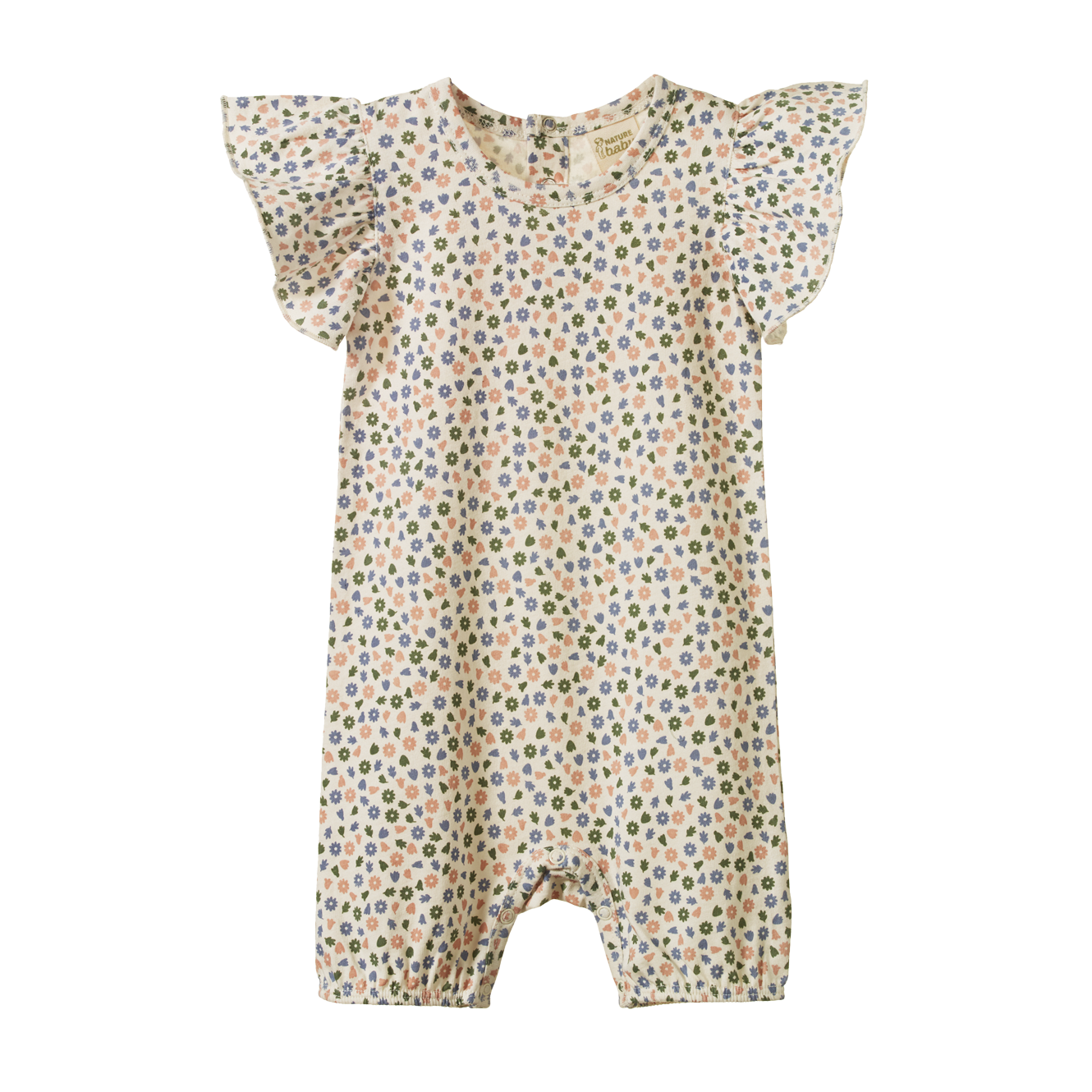 Nature Baby Tilly Suit - Chamomile Blooms Print