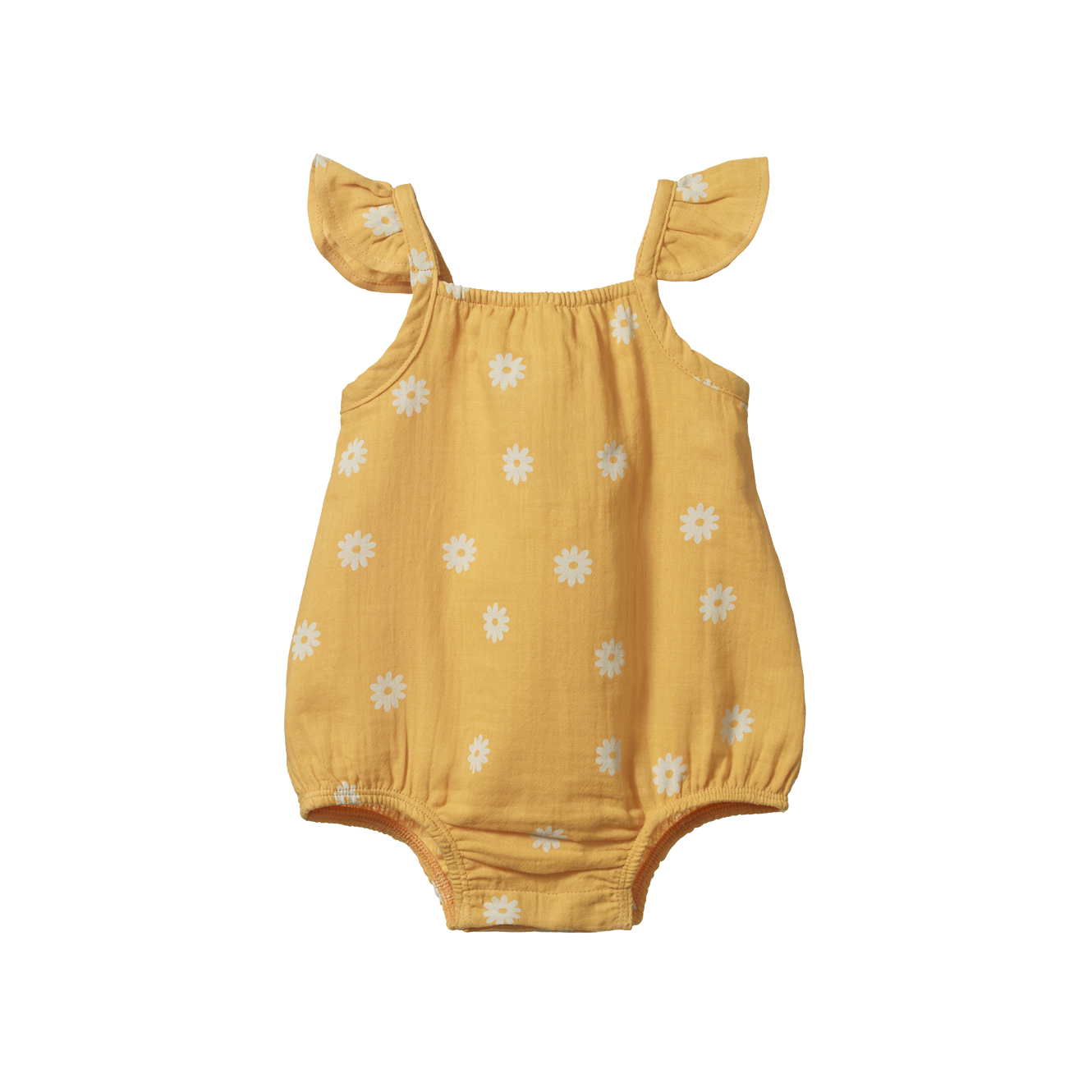Nature Baby Petal Suit - Chamomile Sunshine Print