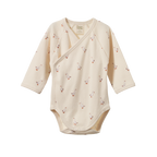 Long Sleeve Kimono Bodysuit - Goosey Print