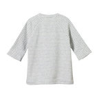 Nature Baby Kimono Jacket - Grey Marl Stripe