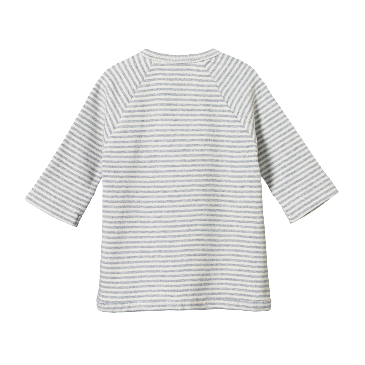 Nature Baby Kimono Jacket - Grey Marl Stripe