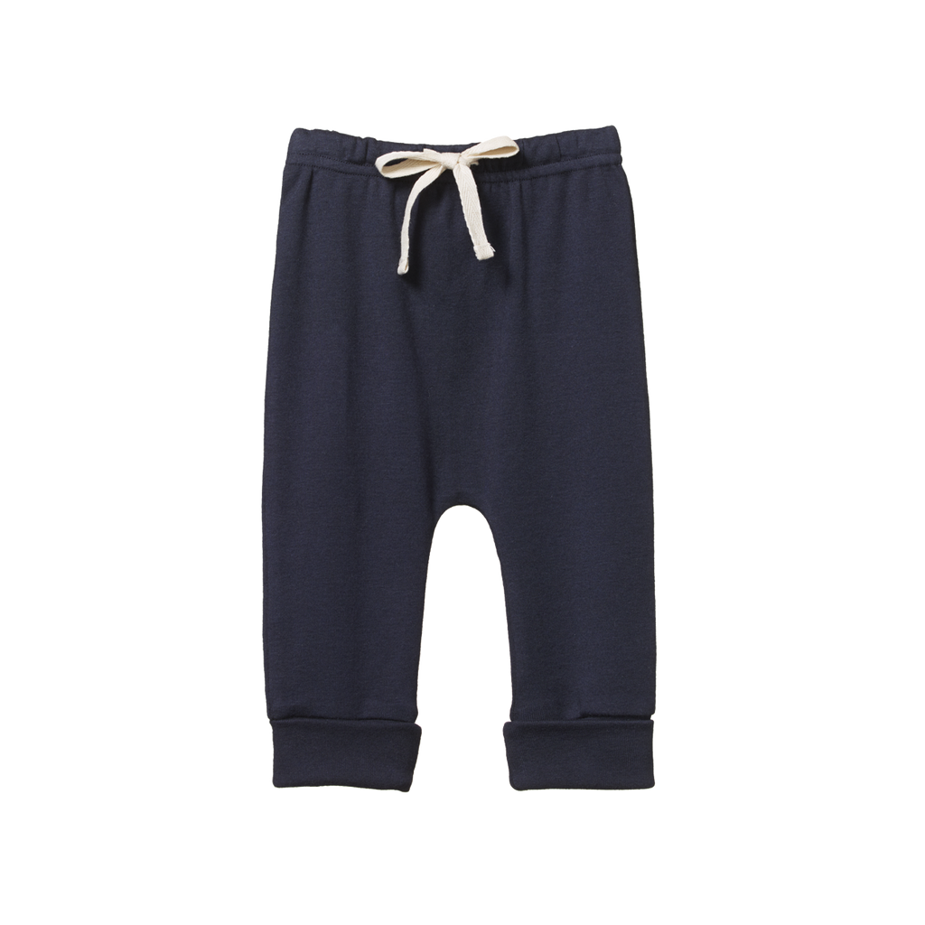 Nature Baby Drawstring Pants - Navy