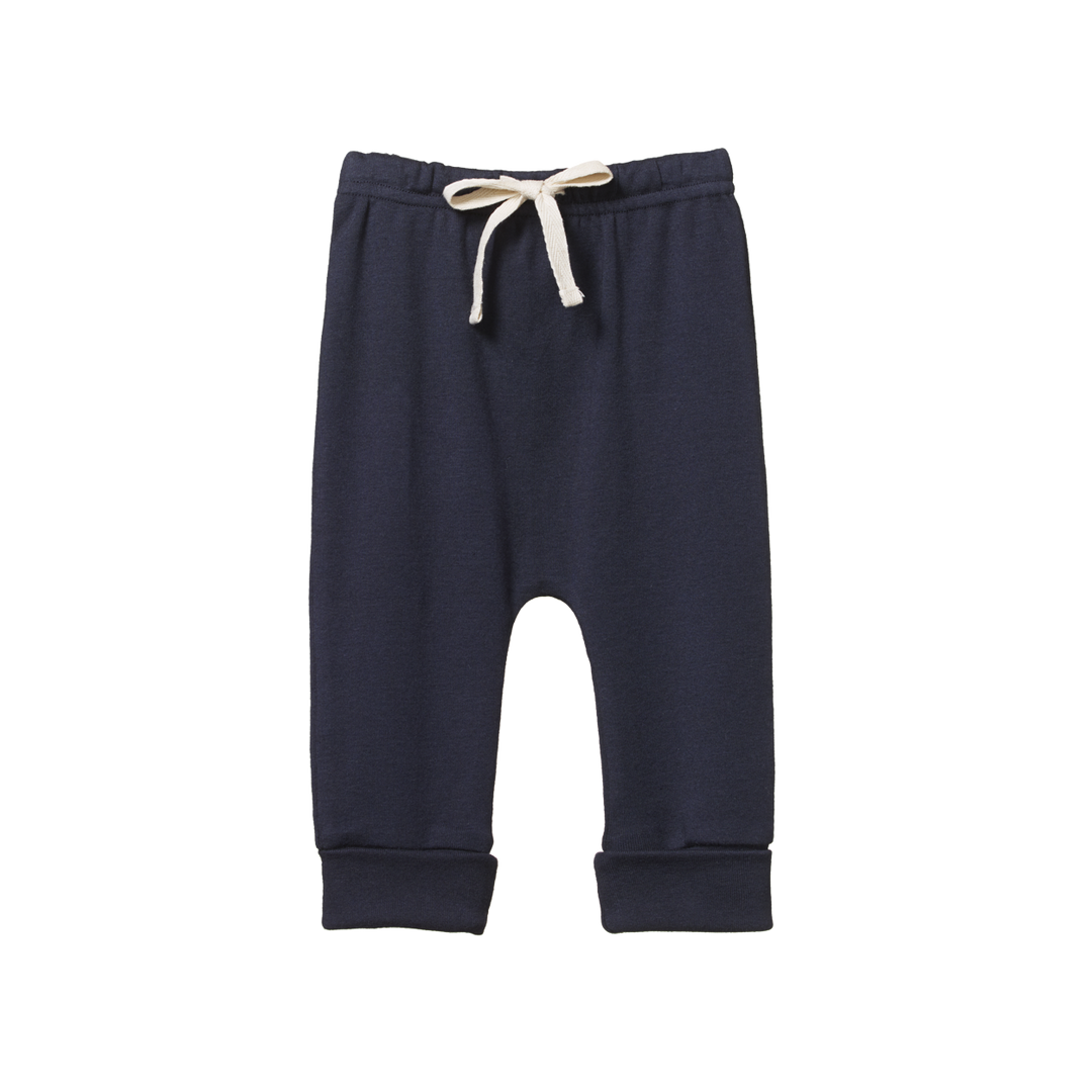 Nature Baby Drawstring Pants - Navy