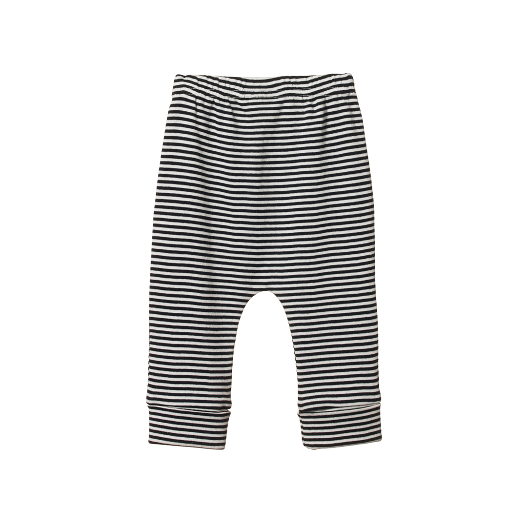 Nature Baby Drawstring Pants - Navy Stripe