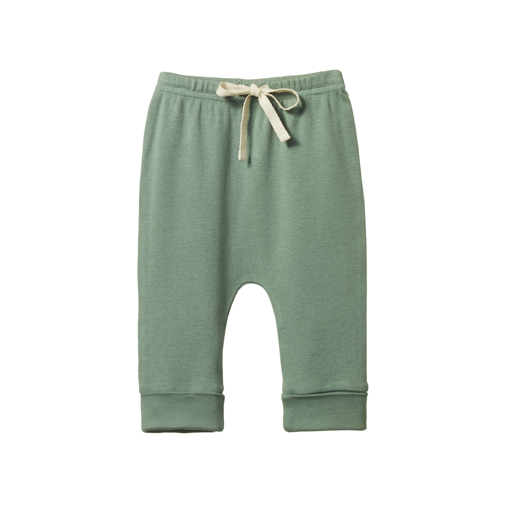 Nature Baby Drawstring Pants - Lily Pad
