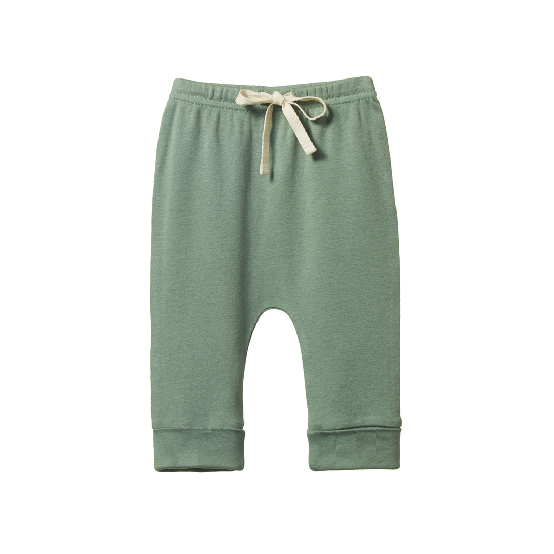 Nature Baby Drawstring Pants - Lily Pad