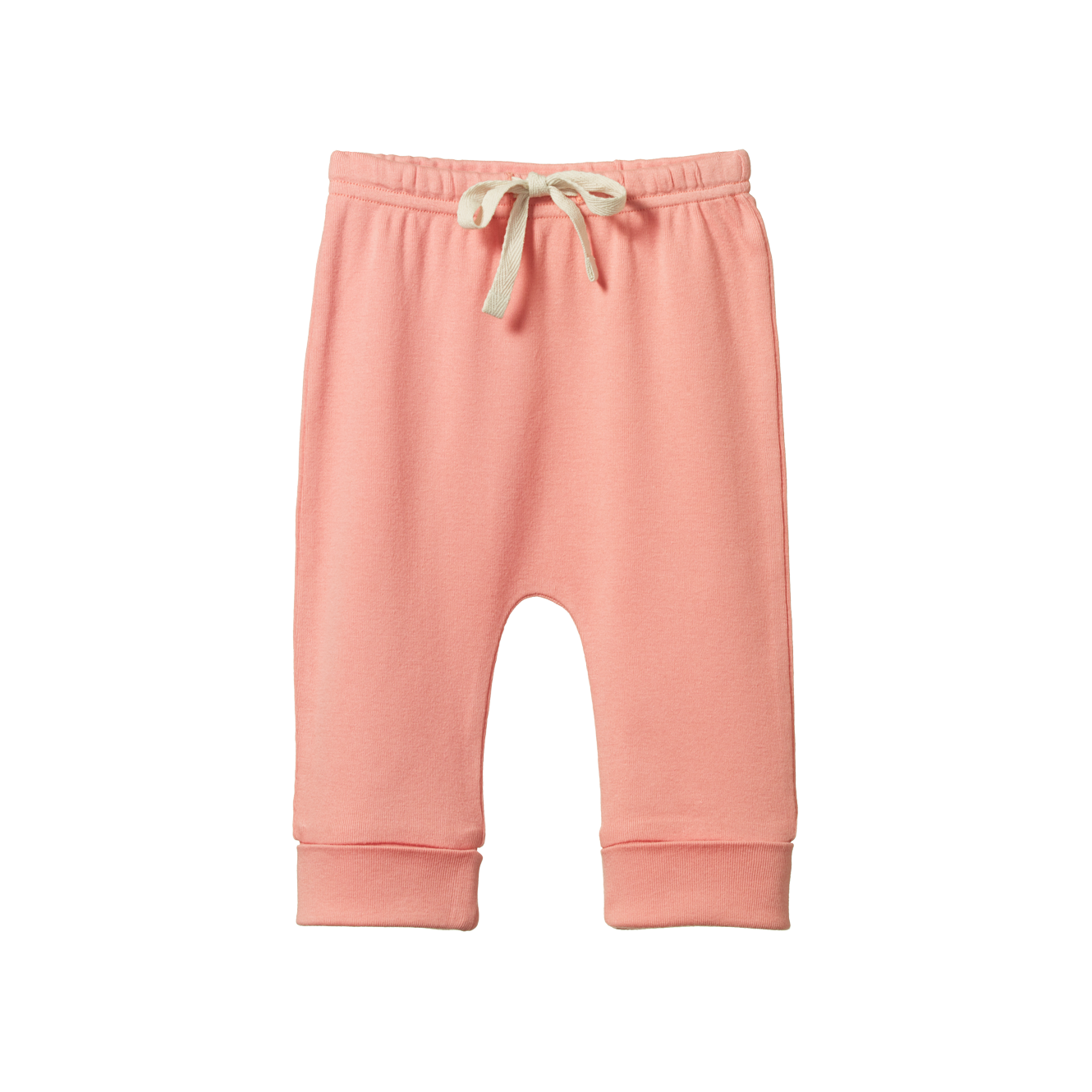 Nature Baby Drawstring Pants - Peony