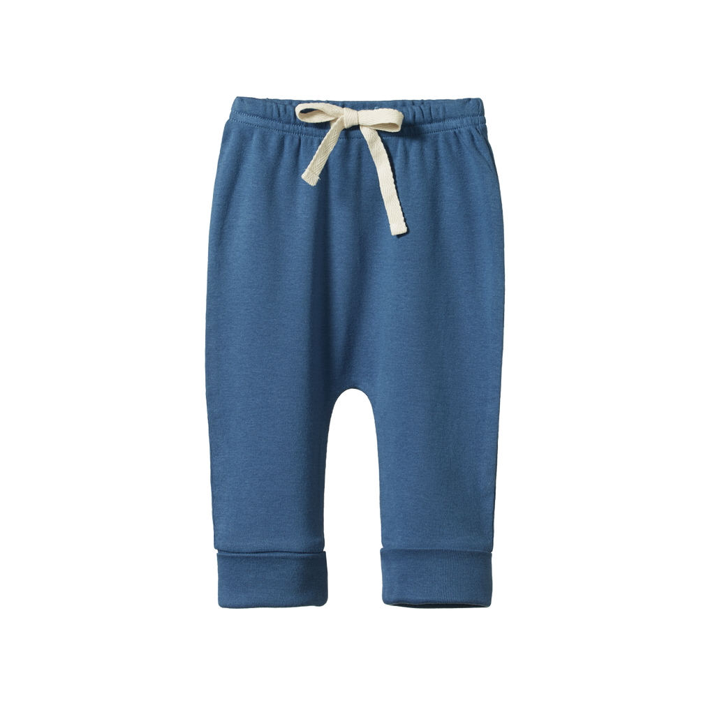 Nature Baby Drawstring Pants - Indigo