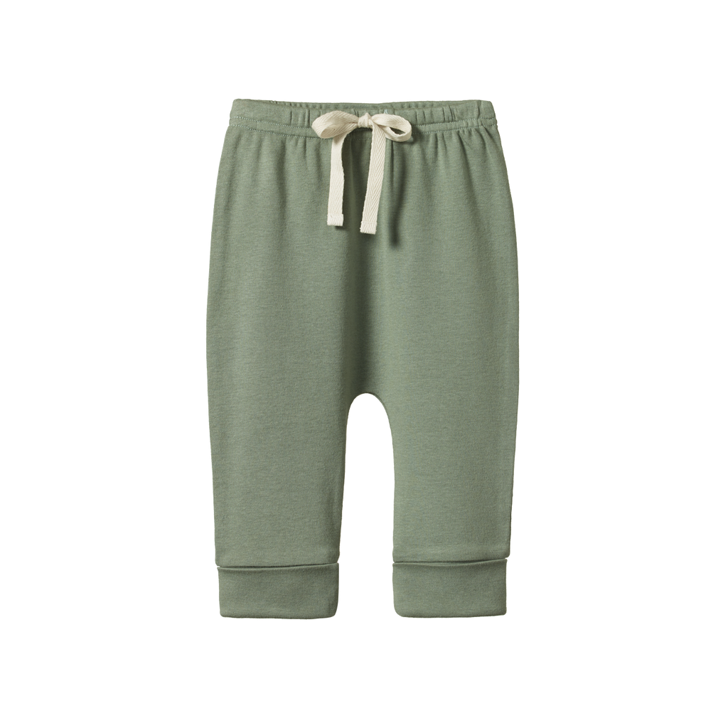 Nature Baby Drawstring Pants - Nettle