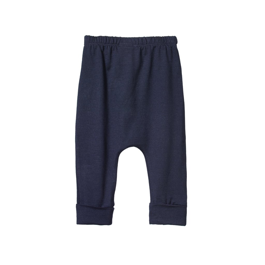 Nature Baby Drawstring Pants - Navy