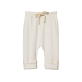 Drawstring Pants Pointelle - Natural