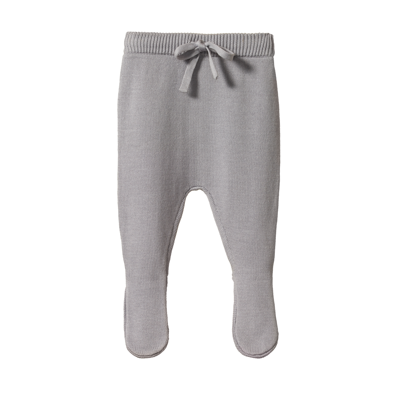 Nature Baby Cotton Knit Footed Romper - Lilac