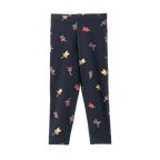 Leggings - Navy Tulip Print
