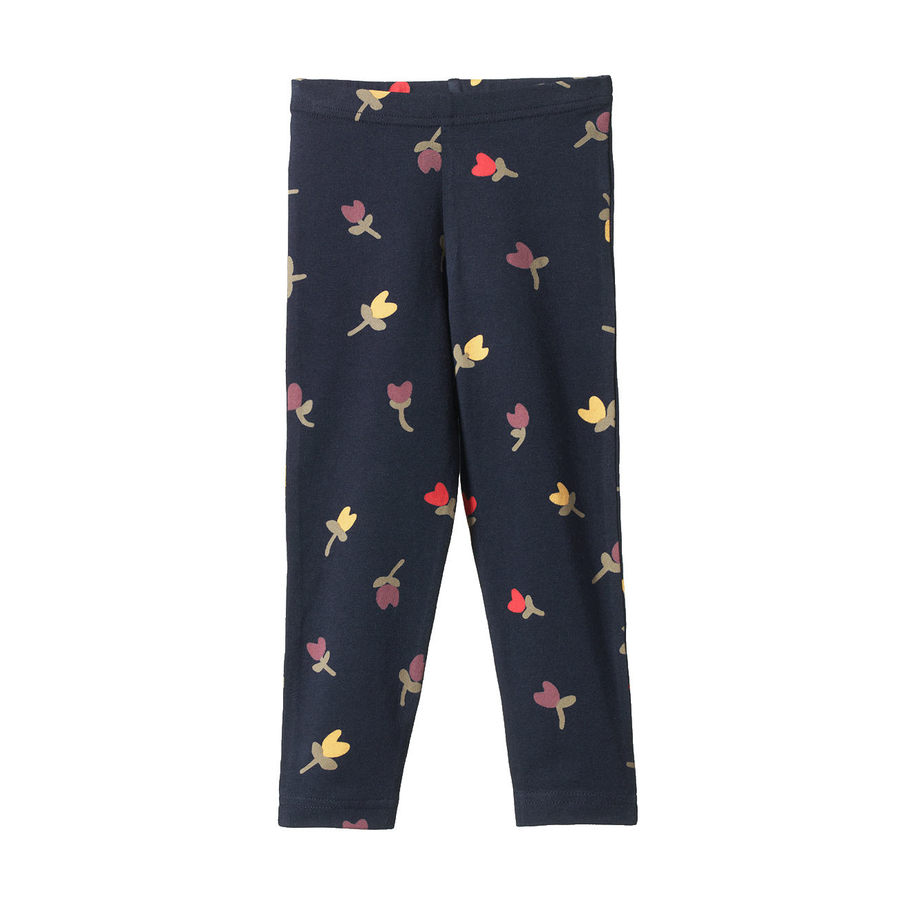 Nature Baby Leggings - Navy Tulip Print