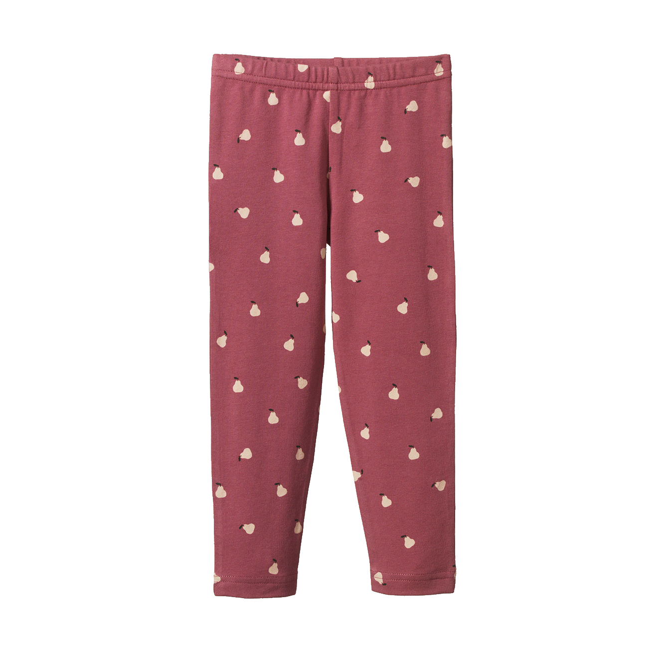Nature Baby Leggings - Petite Pear Rhubarb Print