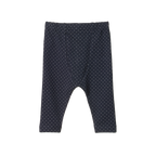 Leggings - Navy Mini Dot Print