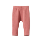 Nature Baby Selby Waffle Pants - Rose Clay
