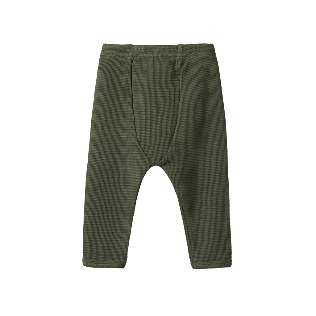 Selby Waffle Pants - Thyme