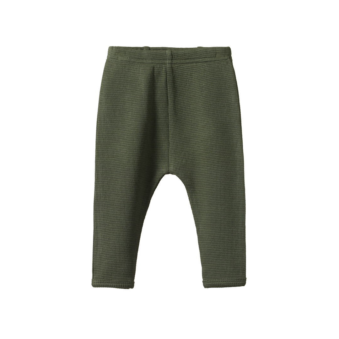 Nature Baby Selby Waffle Pants - Thyme