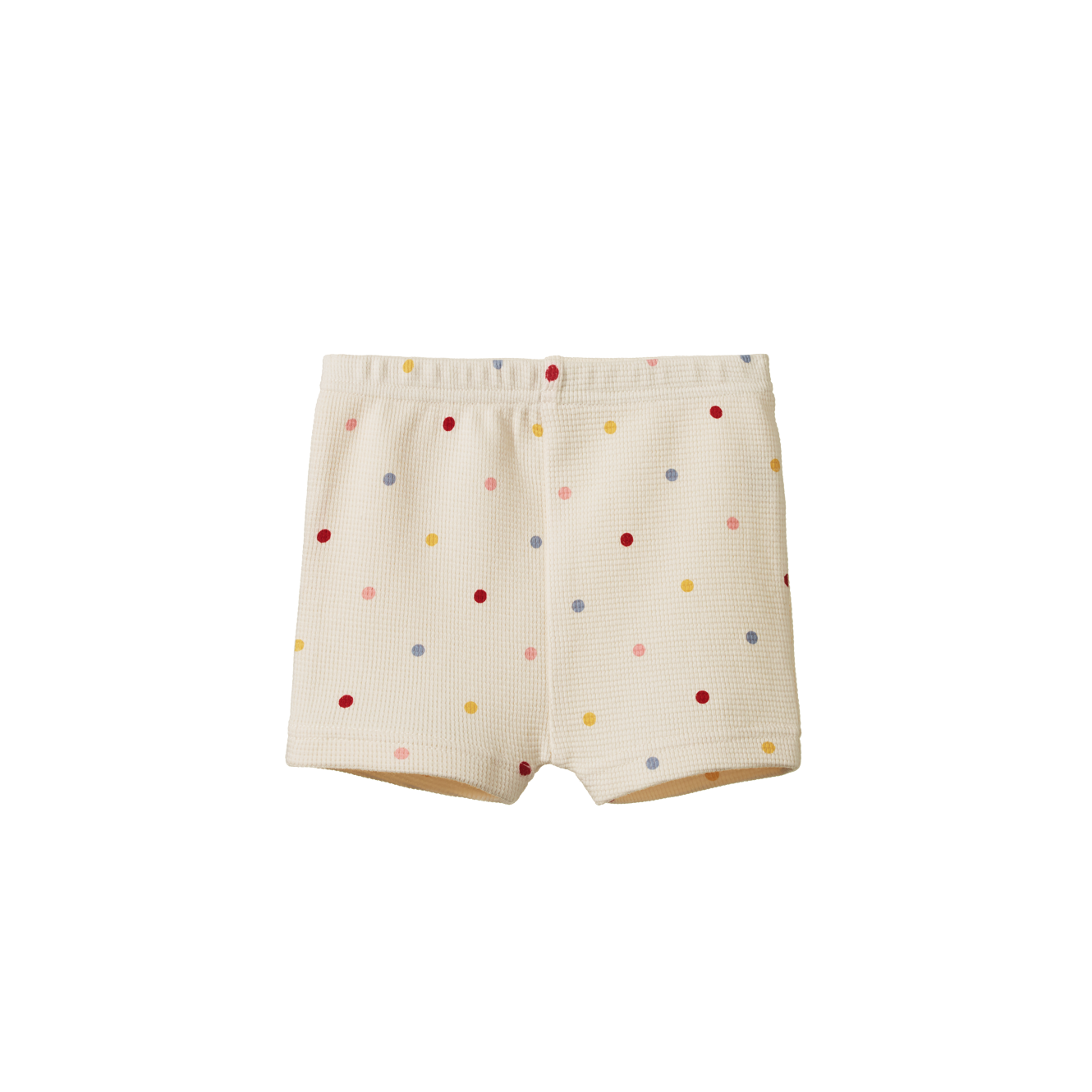 Nature Baby Selby Waffle Shorts - Polka Dot Dusky Print