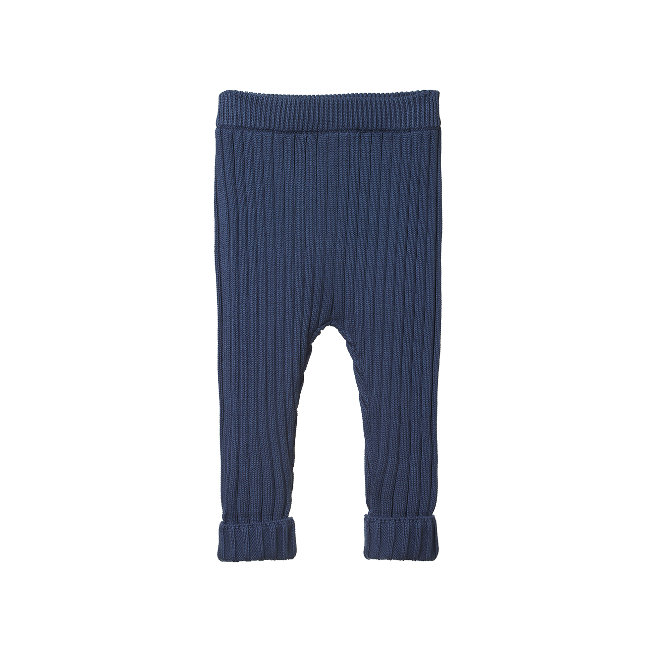 Nature Baby Lou Pants Cotton Knit - Vintage Indigo