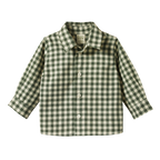 Ira Button Up - Thyme Check