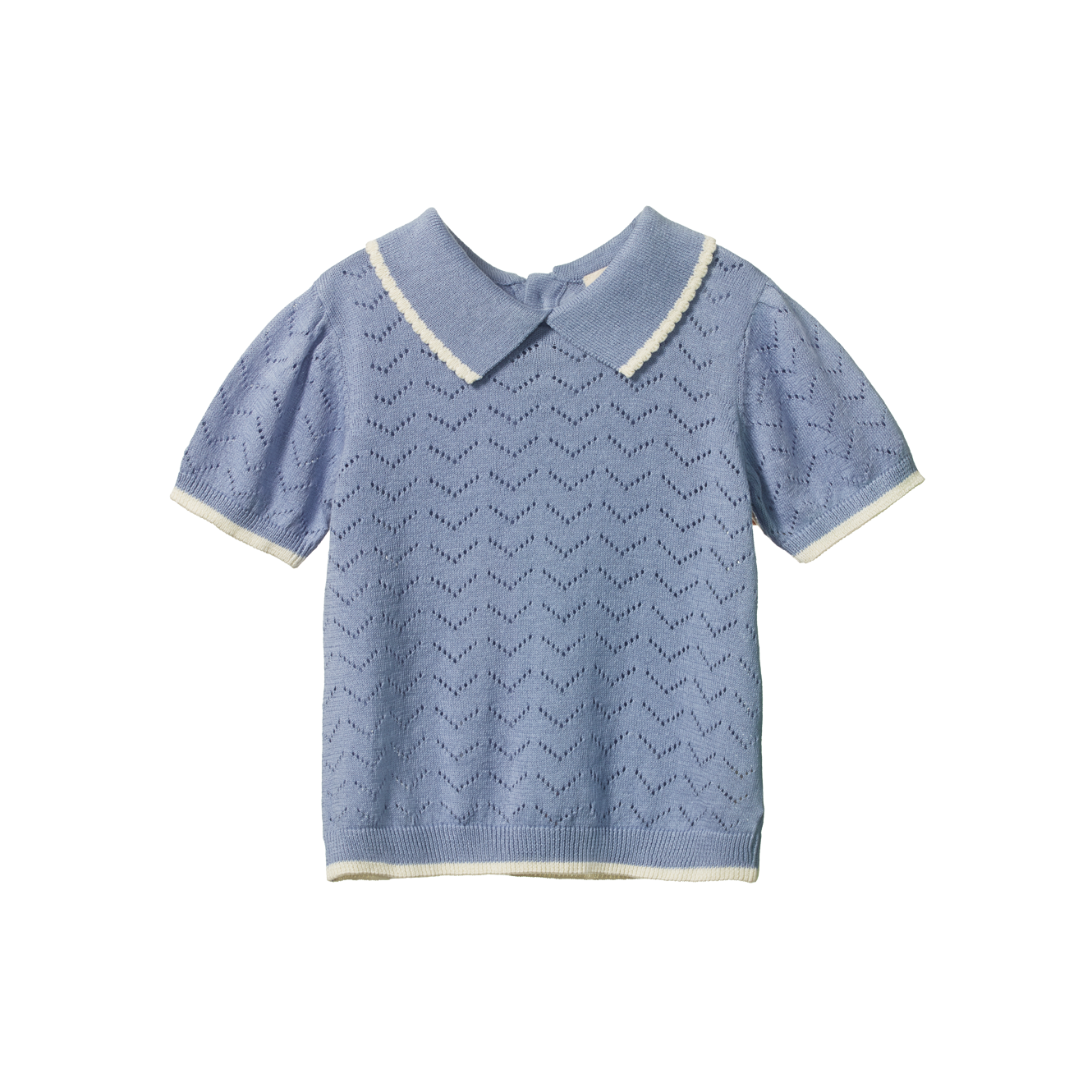 Nature Baby Maeve Polo - Dusky Pointelle