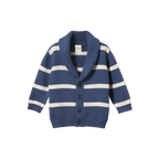 Benji Jacket - Vintage Indigo/Oatmeal Marl Stripe