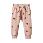 Sunday Track Pants - Tulips Rose Dust Print