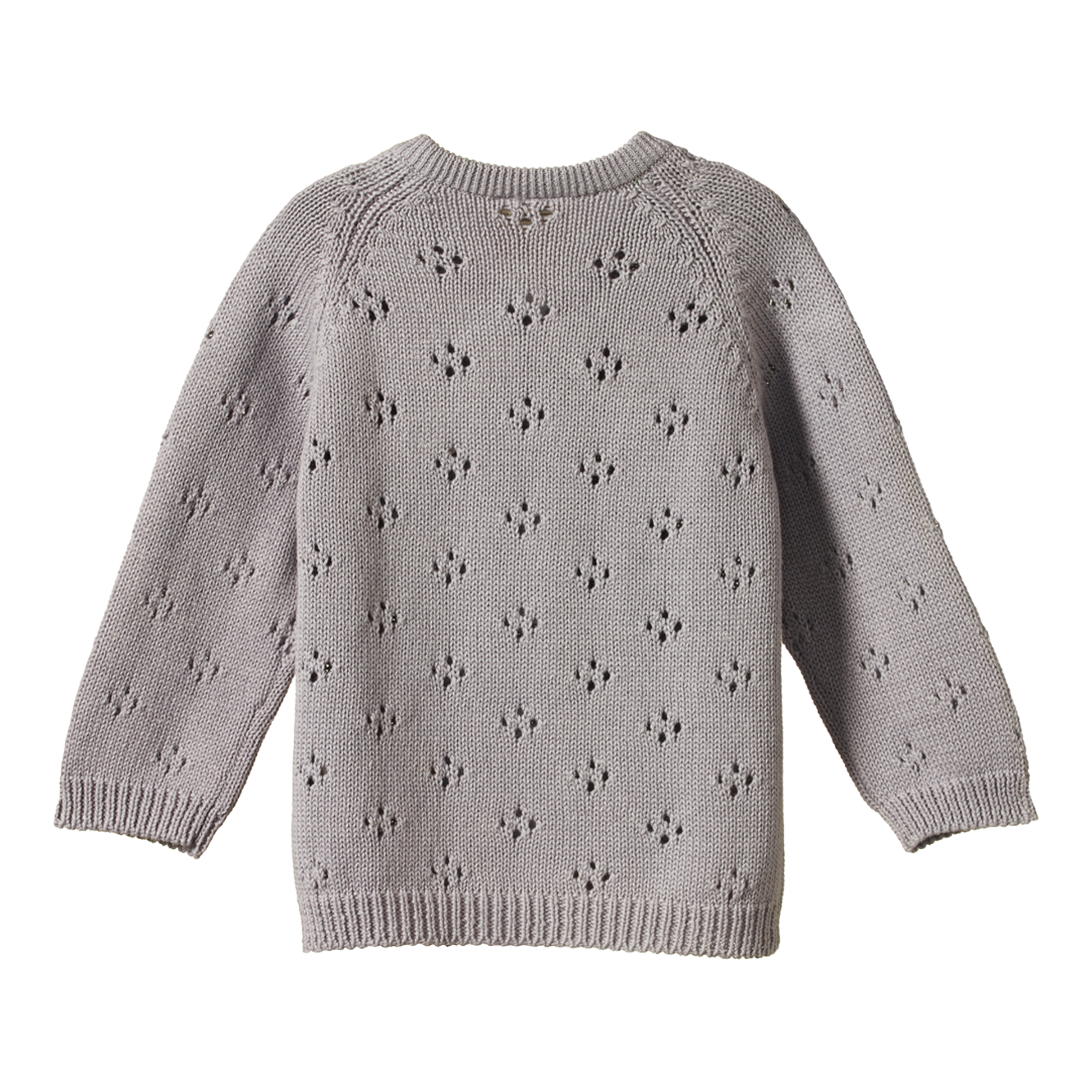 Nature Baby Honey Knit Cardigan - Lilac Pointelle