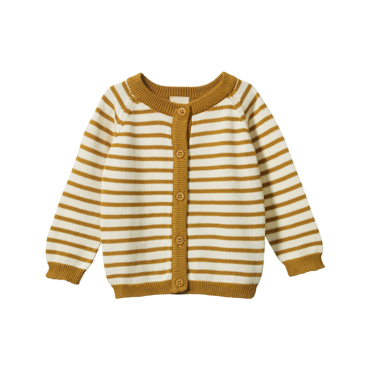 Nature Baby Piper Cardigan - Palm Sailor Stripe