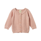 Piper Cardigan - Rose Bud Pointelle