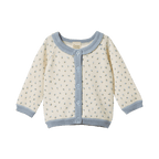Piper Cardigan - Blue Tulip Print