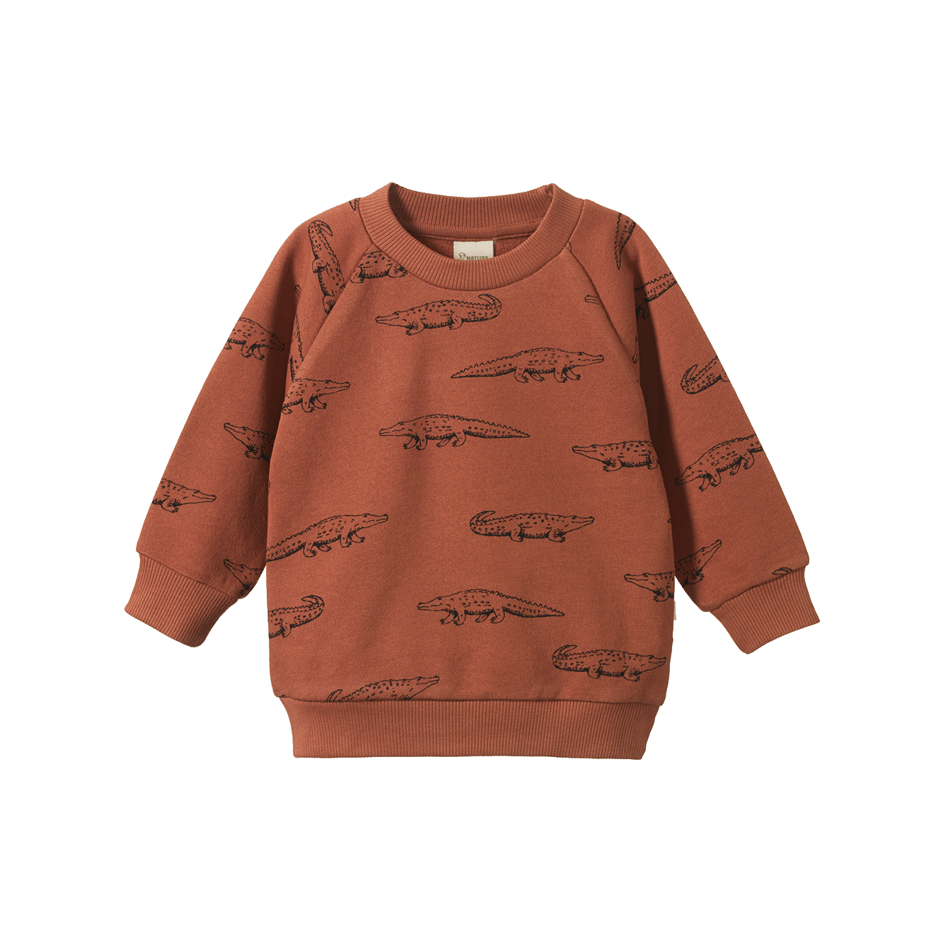 Nature Baby Emerson Sweater - Crocodile Print