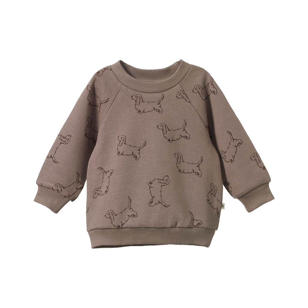 Emerson Sweater - Happy Hounds Print